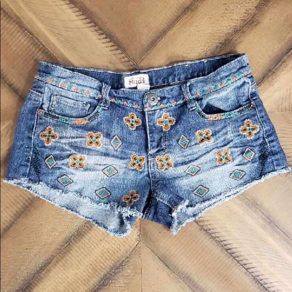 Mud Jean Shorts